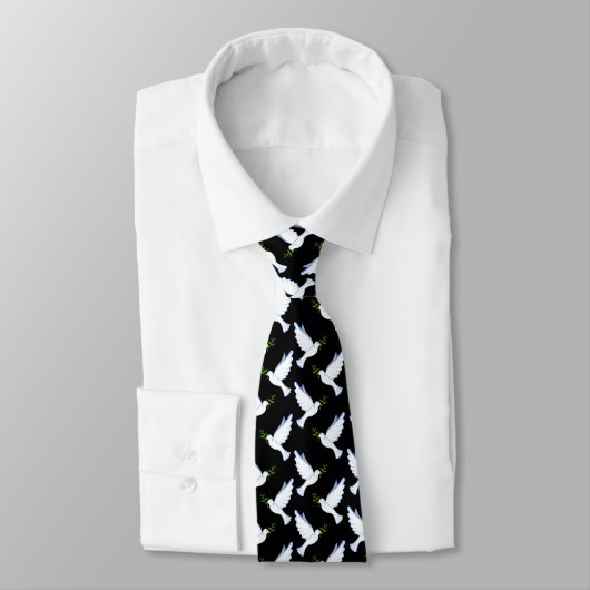 Peace Dove Neck Tie Krawatte (Gebunden)
