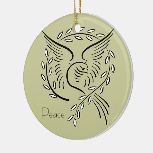 Peace Dove Ornament (Links)