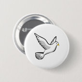 Peace Dove Patches & Buttons (Vorne & Hinten)