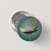 Peace Dove & Pearl Tree Button (Vorne & Hinten)