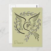 Peace Dove Postcard Postkarte (Vorne/Hinten)
