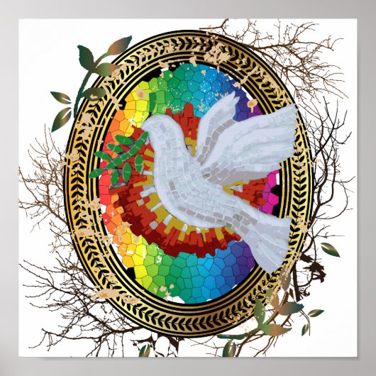 Peace Dove Poster (Vorne)