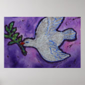 Peace Dove Print Poster (Vorne)
