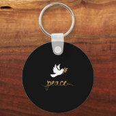 Peace Dove  Schlüsselanhänger (Vorderseite)