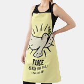 Peace Dove Schürze - "Friede sei mit euch allen!" (InSitu)