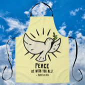 Peace Dove Schürze - "Friede sei mit euch allen!"