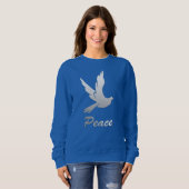 Peace Dove Silver Gradient Sweatshirt (Vorne ganz)