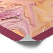 Peace Dove Square Poster (Ecke)