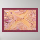 Peace Dove Square Poster (Vorne)