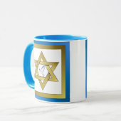 Peace Dove Star der David Tasse (Vorderseite Links)