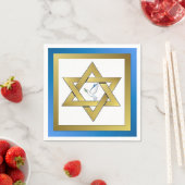 Peace Dove Star von David Paper Napkin Serviette (Beispiel)