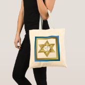 Peace Dove Star von David Tote Bag Tragetasche (Vorderseite (Produkt))