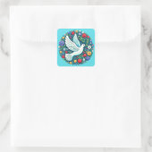 Peace Dove Sticker (Tasche)