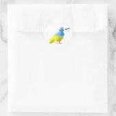 Peace Dove Ukraine Flag Sticker - Freiheit (Tasche)
