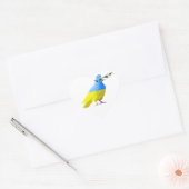 Peace Dove Ukraine Flag Sticker - Freiheit (Umschlag)