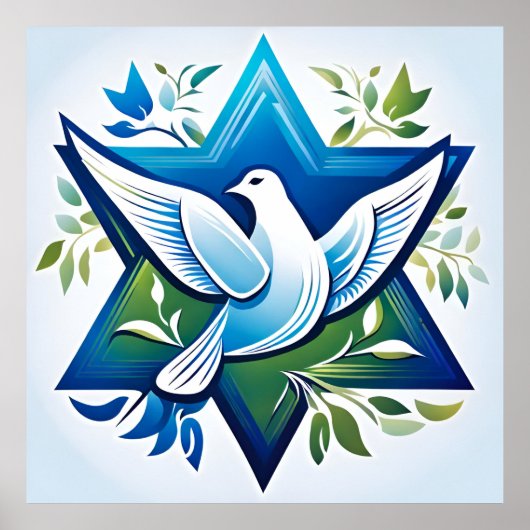 Peace Dove und Star von David Poster (Vorne)