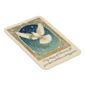 Peace Dove With Olive Sprig Decor  Magnet (Rechte Seite)