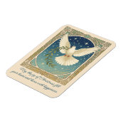 Peace Dove With Olive Sprig Decor  Magnet (Linke Seite)
