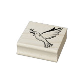 Peace Dove Wood Art Rubber Briefmarke Gummistempel (Stempel)
