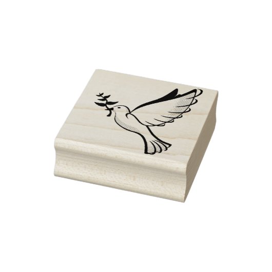 Peace Dove Wood Art Rubber Briefmarke Gummistempel (Stempel)
