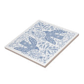 Peace Doves Blue und White Fliese (Seite)