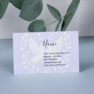 Peace Doves Business Card Visitenkarte