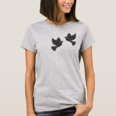 Peace Doves T - Shirt - Schildkrötentaubendesign - (Vorderseite)