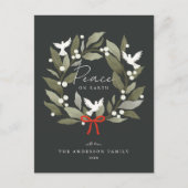 Peace Doves und beugen frohe Weihnachten (Vorderseite)