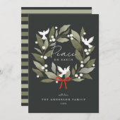 Peace Doves und beugen frohe Weihnachten (Vorne/Hinten)