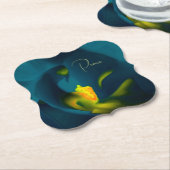 "Peace" Eleganter Orchid Paper Untersetzer (angewinkelt)