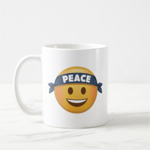 Peace Emoji Kaffeetasse