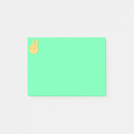 Peace Emoji Post-it Klebezettel