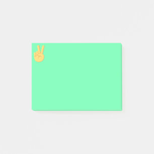 Peace Emoji Post-it Klebezettel