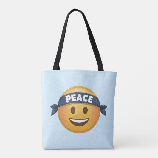 Peace Emoji Tasche (Rückseite)