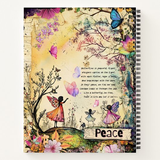 Peace Fairy Notizblock (Rückseite)