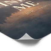 Peace Finds Me Christian Scripture Poster (Ecke)