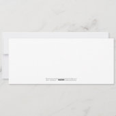 Peace-Flachkarte Feiertagskarte (Rückseite)