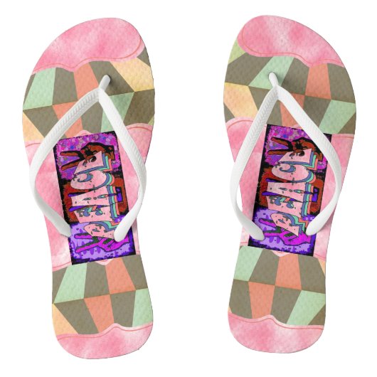Peace Flip Flops Badesandalen (Fußbett)