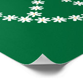 Peace Floral Poster (Ecke)