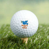 'Peace for Sale' Thema Golfball (Insitu T-Shirt)