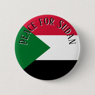 Peace for Sudan Button Pin Solidarity & Awareness