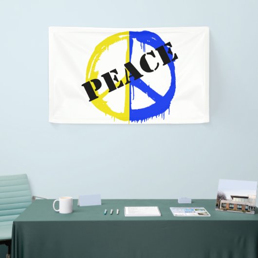 Peace for Ukraine Banner (Messeveranstaltung)