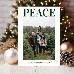 Peace Foto Feiertagskarte