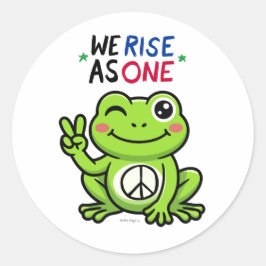 PEACE FROG - WE RISE AS ONE STICKERS