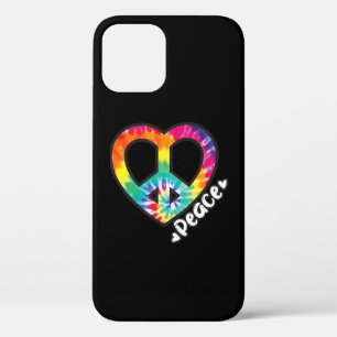 Peace Gefärbte Krawatte Vintag Heart Hippie Retro Case-Mate iPhone Hülle