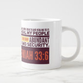 Peace Gift Jumbo Tasse (Rechts)