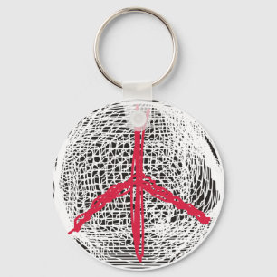 Peace Globe no war to fight no fight no Gewalt Lie Schlüsselanhänger