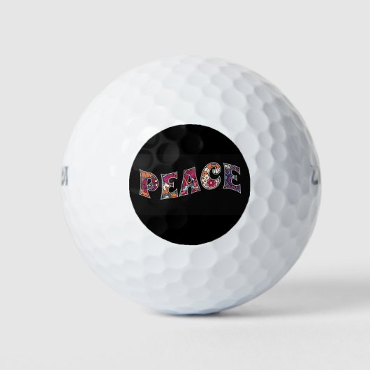 Peace Golf Balls Golfball (Vorderseite)