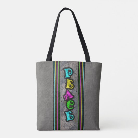 Peace Graffiti Tasche (Rückseite)