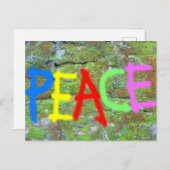 PEACE Graffity -  Postkarte (Vorne/Hinten)